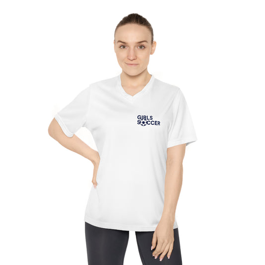 Backtalk Tee - Unleash your Soccer style (White/Black Text)