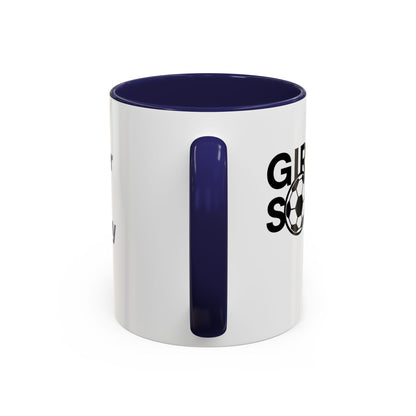 GirlsSoccer Coffee Mug (Black Text)