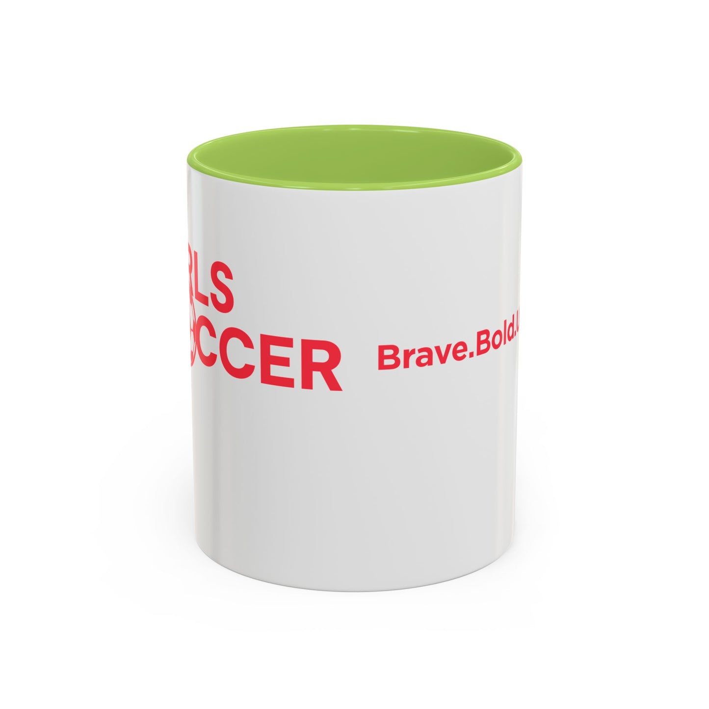 GirlsSoccer Coffee Mug (Red Text)