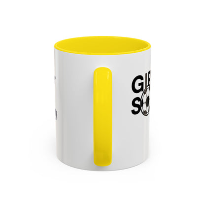 GirlsSoccer Coffee Mug (Black Text)