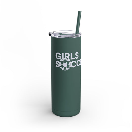 GirlsSoccer Matte Tumbler