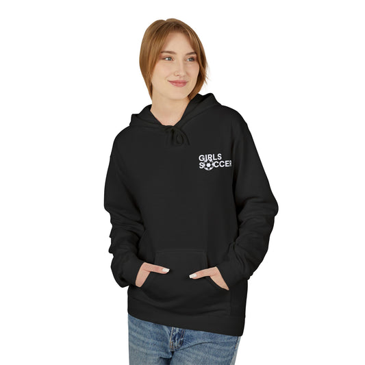 GirlsSoccer Softstyle Hoodie (White Text)